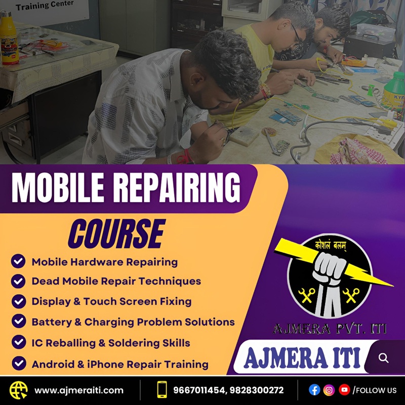 Best Mobile Repairing Course in Jaipur Ajmera ITI